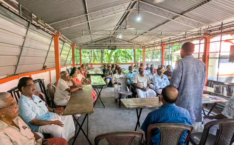 Gita Jayanti Celebration at Pannikkassery Temple in Engandiyur