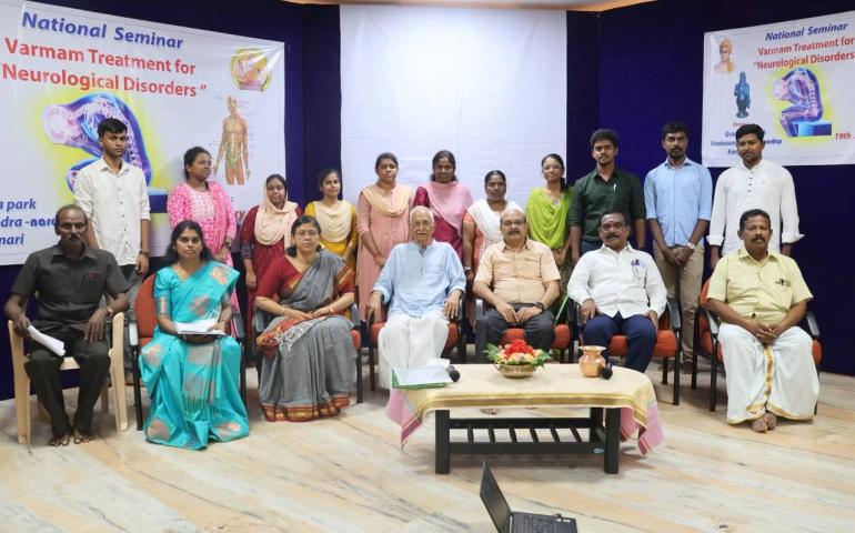National Seminar on Siddha Varmam for Neurological Disorders Organized by VK-NARDEP