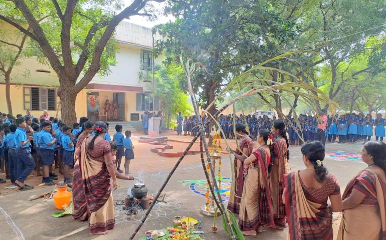 Pongal Celebration at VKV Vallioor