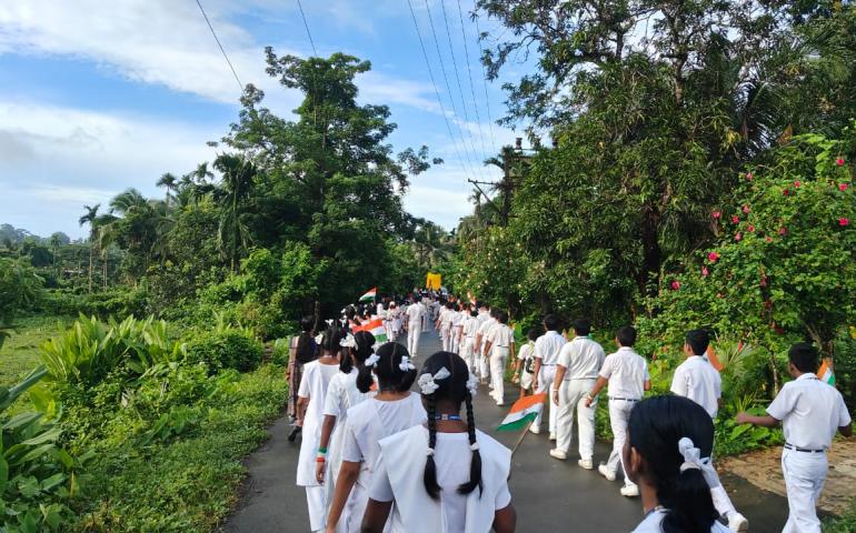 76th Republic Day Celebration at VKV Rangat