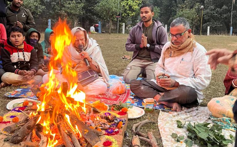 Samartha Bharat Parva celebration and Dhuni Puja at Durgapur