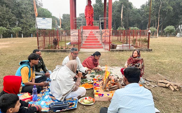 Samartha Bharat Parva celebration and Dhuni Puja at Durgapur