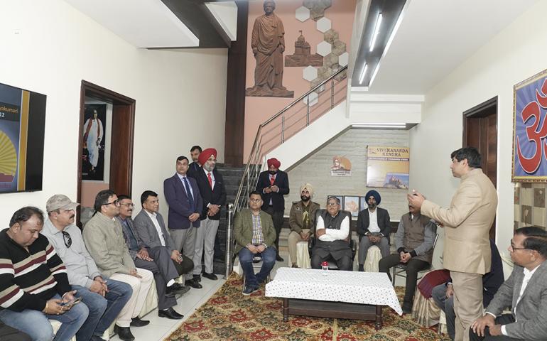 पंजाब के गवर्नर का दौरा विवेकानंद केंद्र कन्याकुमारी  - लुधियाना