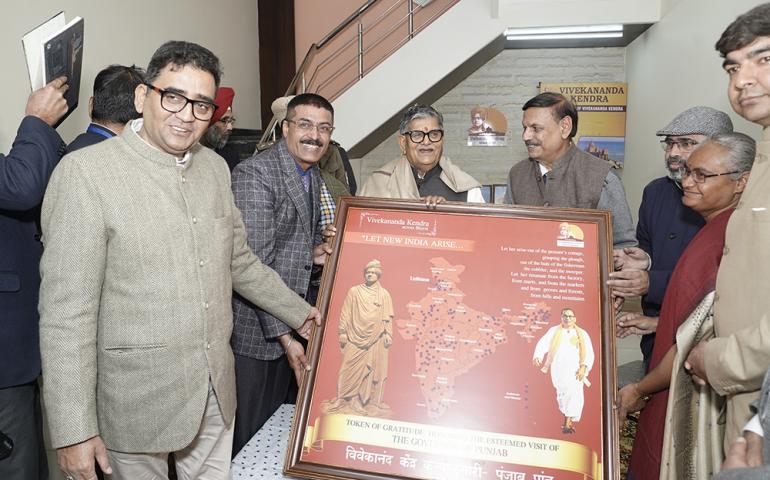 पंजाब के गवर्नर का दौरा विवेकानंद केंद्र कन्याकुमारी  - लुधियाना