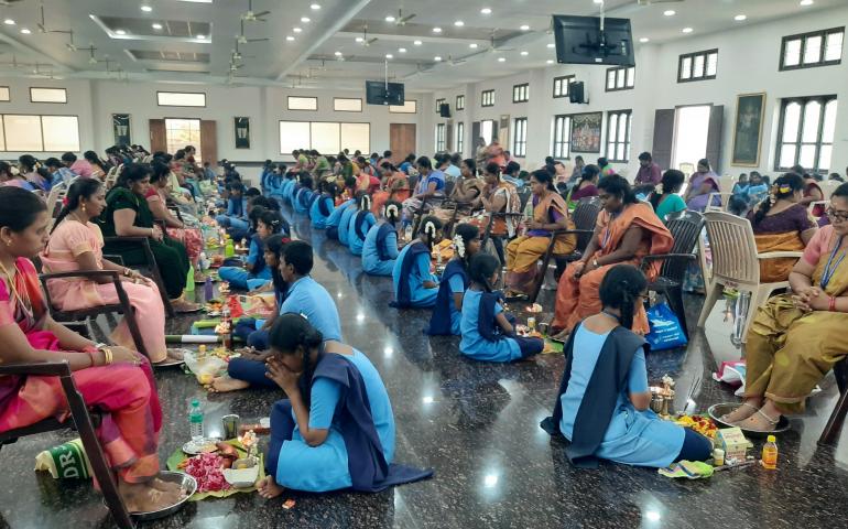 Matru Puja at VKV Kanyakumari