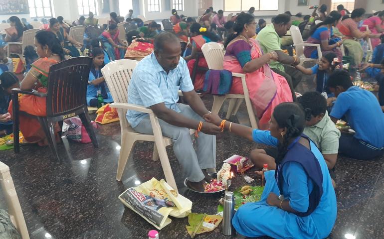 Matru Puja at VKV Kanyakumari