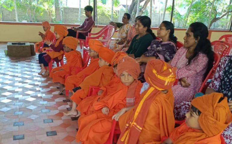 Swami Vivekananda Jayanti celebration at Sandeepani Shishuvihar in Kodungallur
