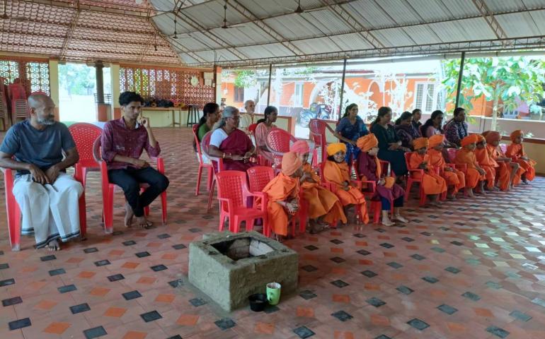 Swami Vivekananda Jayanti celebration at Sandeepani Shishuvihar in Kodungallur