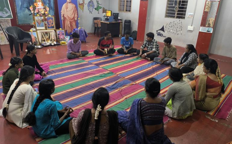 new-swadhyaya-varga-inaugurated-at-rt-nagar