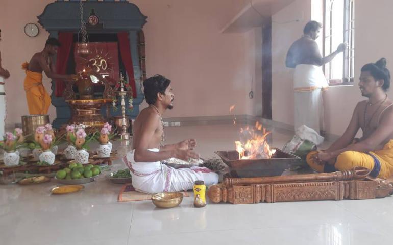 Monthly Rudra Homam and Rudra Abhishekam at VK Thoothukudi Karyalaya