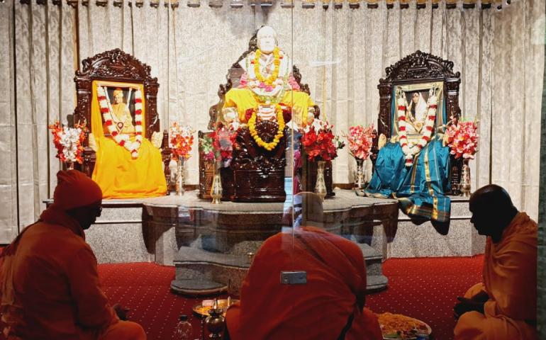 Pran Pratishta of Thakur Sri Ramakrishna Paramahansa’s Vigraha at SRMA and VK Nagdandi