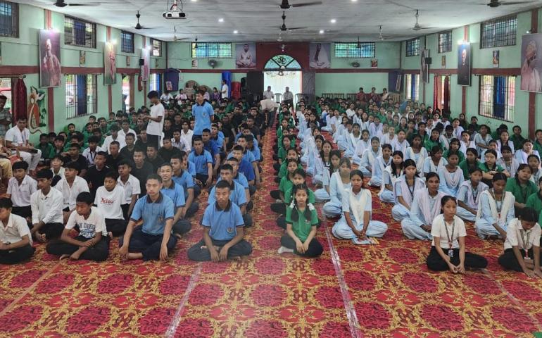 International Day of Yoga celebrations in Assam Prant