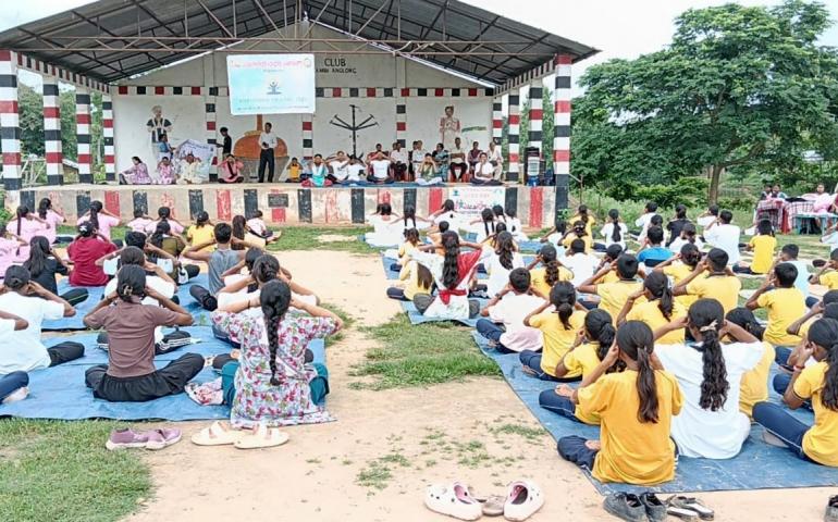 International Day of Yoga celebrations in Assam Prant