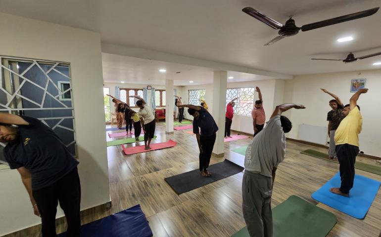 International Day of Yoga Celebration at Wellness Yoga Path Centre in Jalahalli
