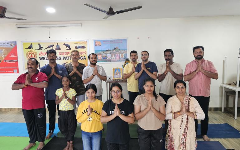 International Day of Yoga Celebration at Wellness Yoga Path Centre in Jalahalli