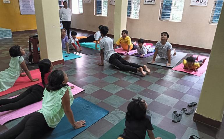 International Day of Yoga Celebration at Kendra Karyalaya in Hebbal
