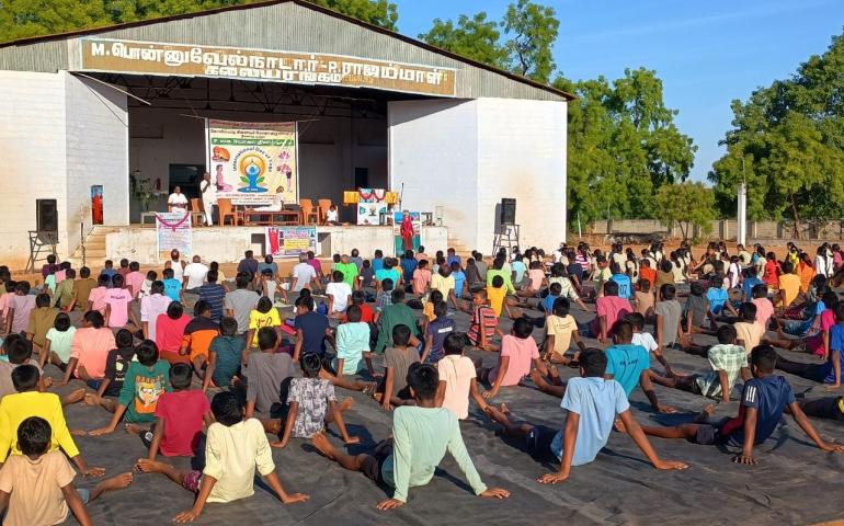 International Day of Yoga celebrations in Tamil Nadu Prant