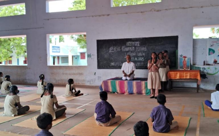 Preparatory Programme for International Day of Yoga at Kovilpatti 01