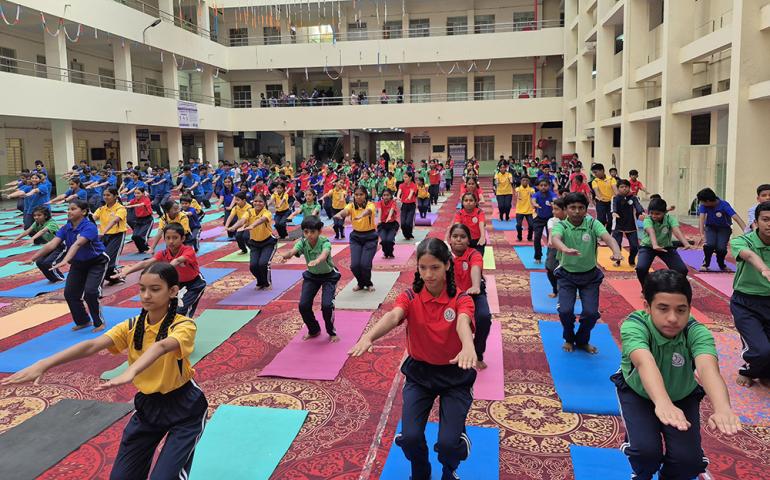 international-day-of-yoga-celebration-at-rjs-group-of-institutions-in-marathahalli