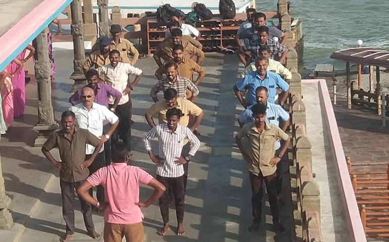 International Day of Yoga 2025 Celebration at Vivekananda Rock Memorial