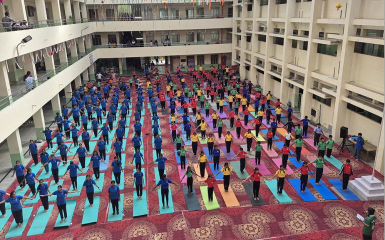 international-day-of-yoga-celebration-at-rjs-group-of-institutions-in-marathahalli