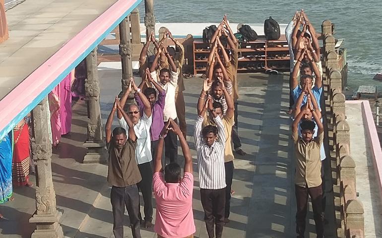 International Day of Yoga 2025 Celebration at Vivekananda Rock Memorial