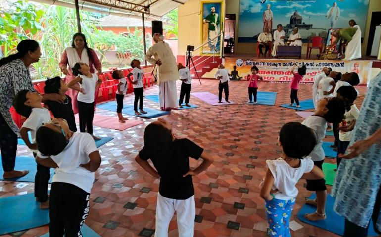 IDY Celebration at Sandeepani Sisuvihar