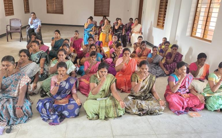 International Day of Yoga Celebrations at Villages in Kanyakumari