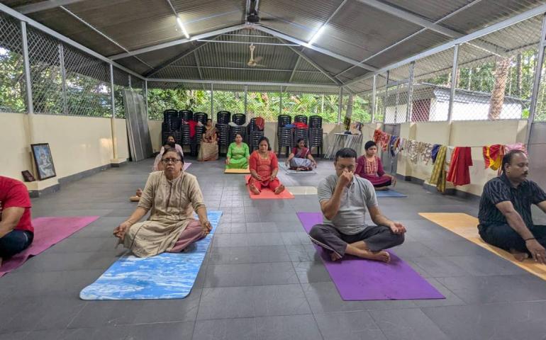 International Day of Yoga Celebration by VK Guruvayur