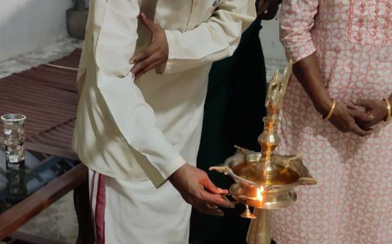 International Day of Yoga Celebration at Erattu Temple in Edavilangu