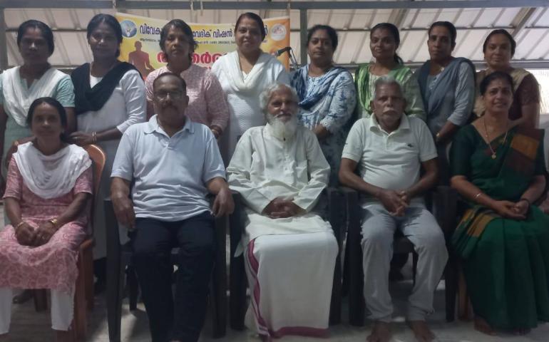 International Day of Yoga Celebration at Erattu Temple in Edavilangu