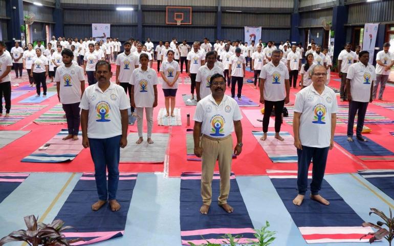 international-day-of-yoga-2025-celebrations-at-pondicherry-university