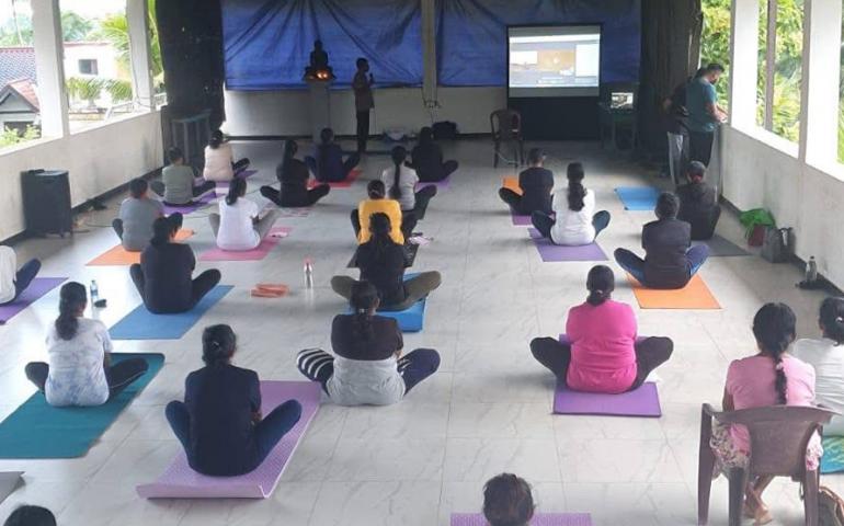 International Day of Yoga 2025 Celebrations at Samadhi Yoga Sewana in Sri Lanka