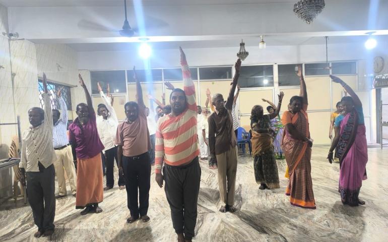 International Day of Yoga 2025 Celebrations by VK Valmiki Nagar Branch in Chennai