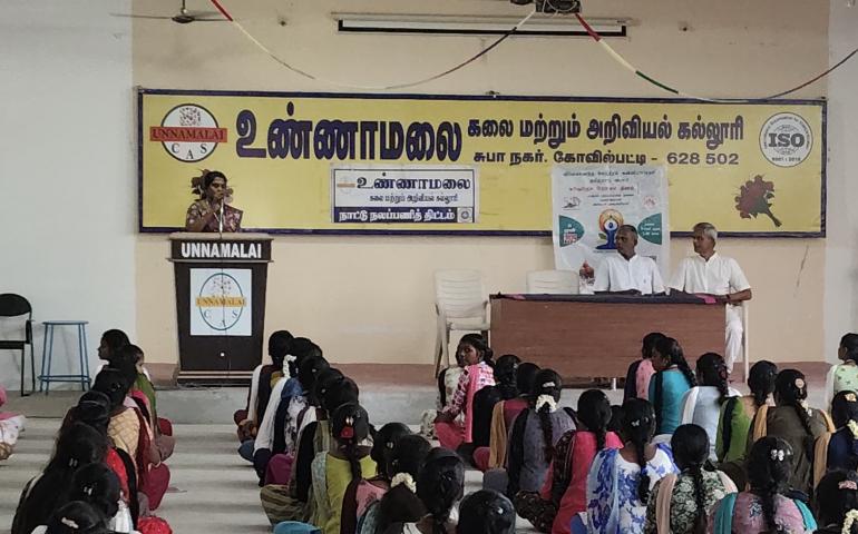 international-day-of-yoga-2025-celebration-at-unnamalai-college-in-kovilpatti