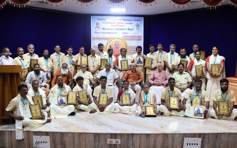 VK–NARDEP’s Varma Chikitsa Course Completion Ceremony Held in Kanyakumari