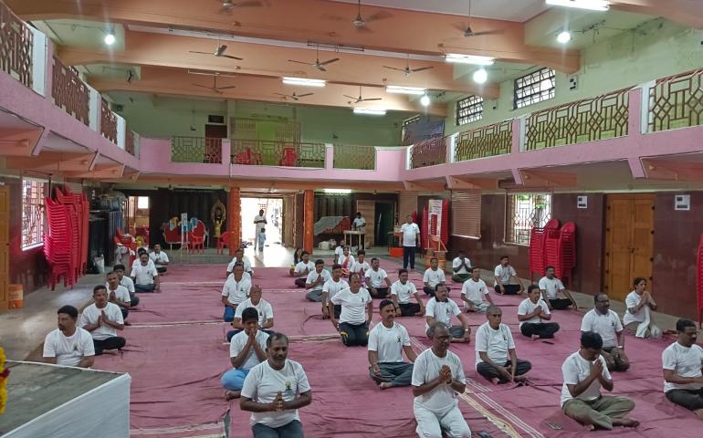 International Day of Yoga Celebrations at Solapur