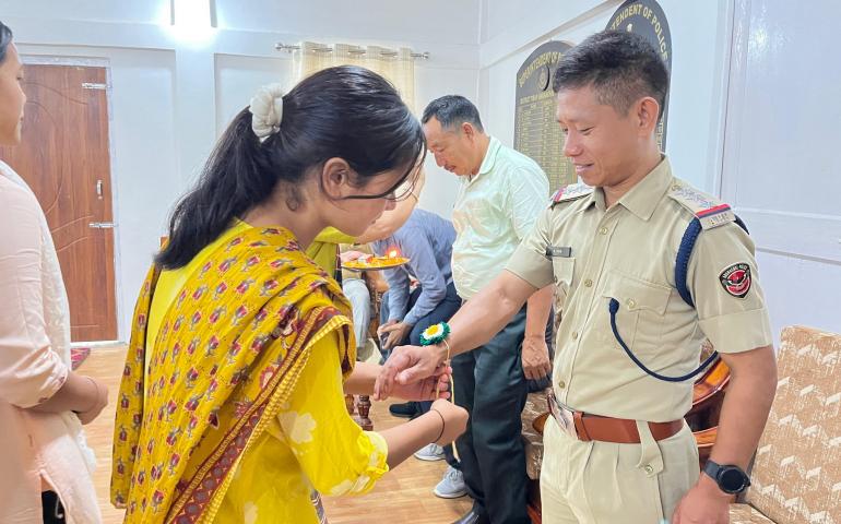 Raksha Bandhan Celebration at Arunachal Prant