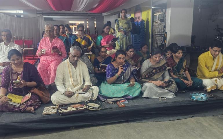 Ganesha Puja Celebrations with Sahasranama Chanting at Hebbal