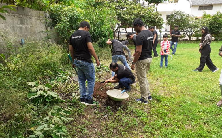 Plantation and Cleaning Drive at Vivekananda Kendra Kaushalam under CSR Initiative