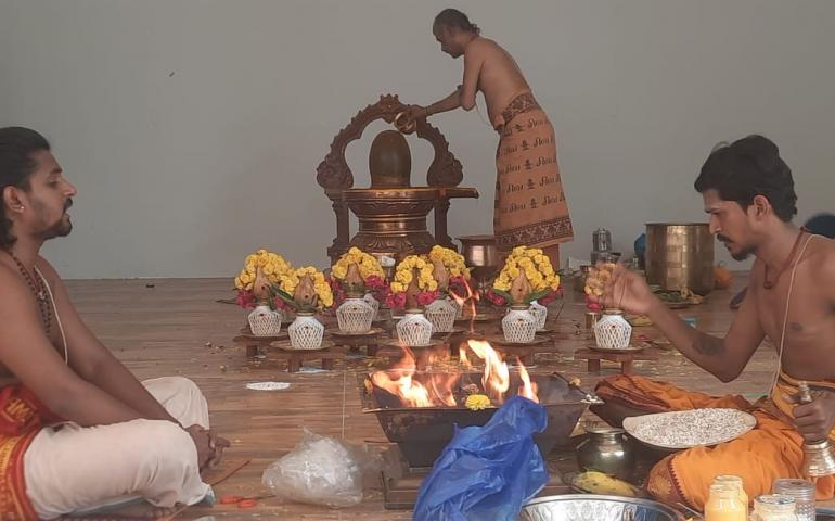 sri-rudra-homam-and-abhishekam-at-thoothukudi