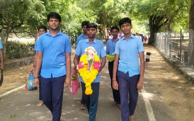 Vinayagar Chaturthi Celebration at VKV Kanyakumari
