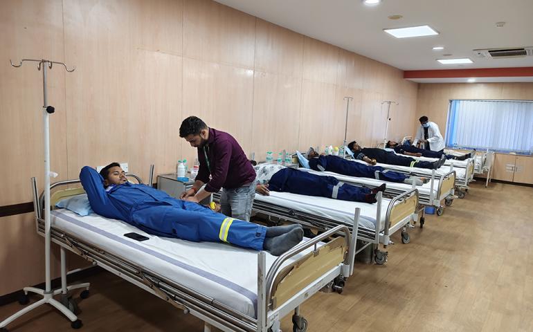Grand Blood Donation Camp Organized on the Occasion of BPCL Golden Jubilee Foundation Day