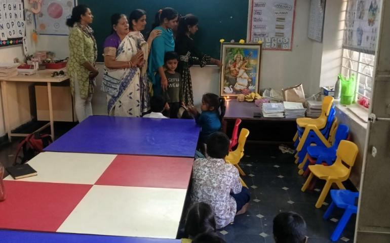 saraswati-puja-at-ganesha-anandalaya-hebbal