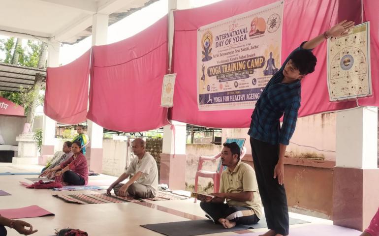 10-day Yoga Satra at Jorhat - Yoga Session