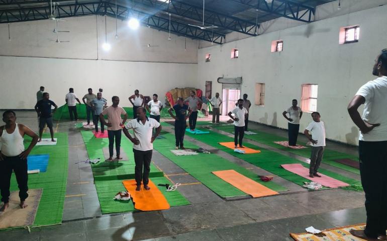 International Day of Yoga Celebrations at Bidar 2