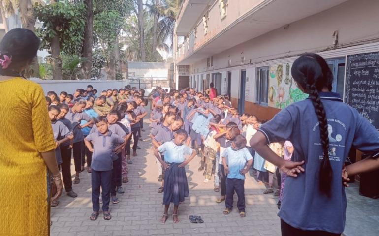 international-day-of-yoga-celebration-at-hebbal-kempapura