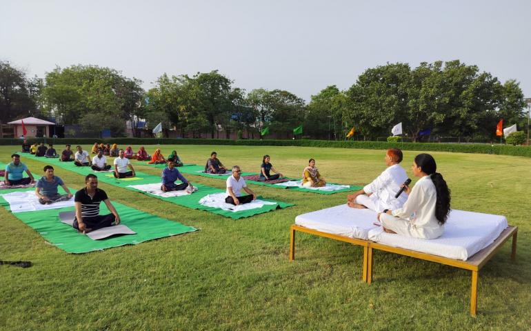 International Day of Yoga 2026 celebrations in Rajasthan Prant 3