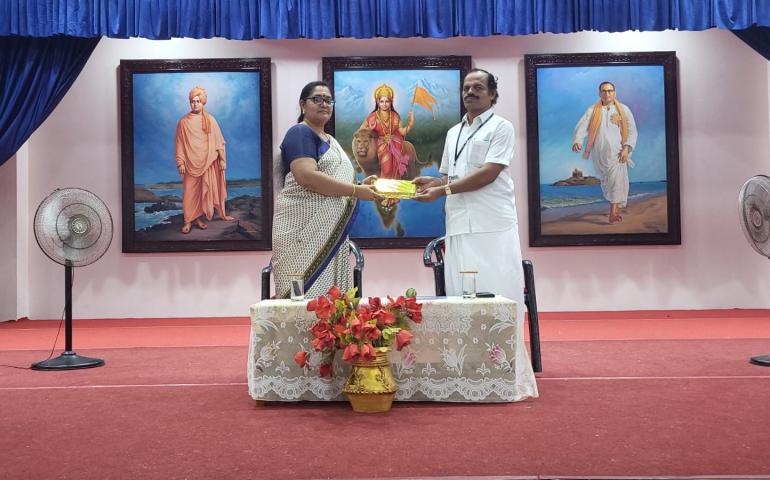 International Day of Yoga 2026 Celebration at VKV Kanyakumari - Felicitation