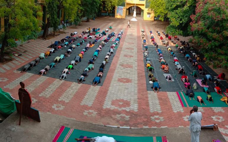 International Day of Yoga 2026 celebrations in Tamil Nadu Prant - Kovilpatti